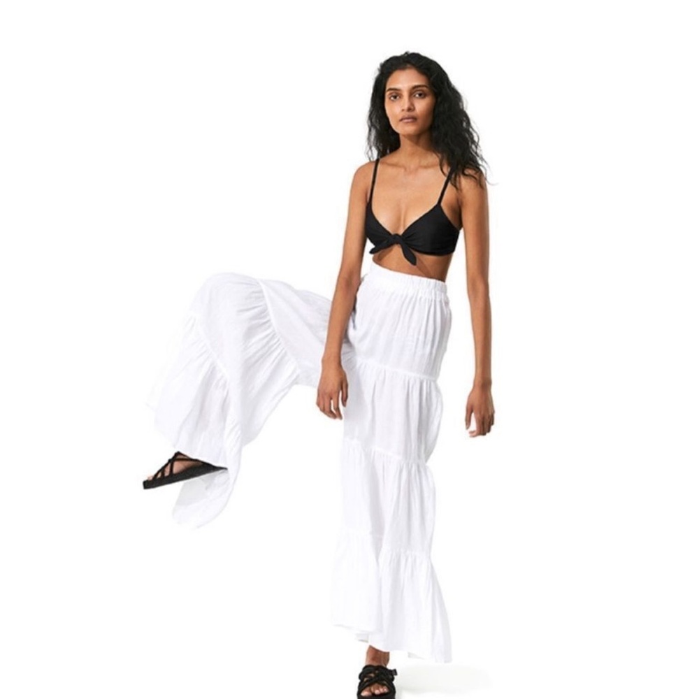 MARA HOFFMAN SHELSEY PANT SIZE SMALL WHITE